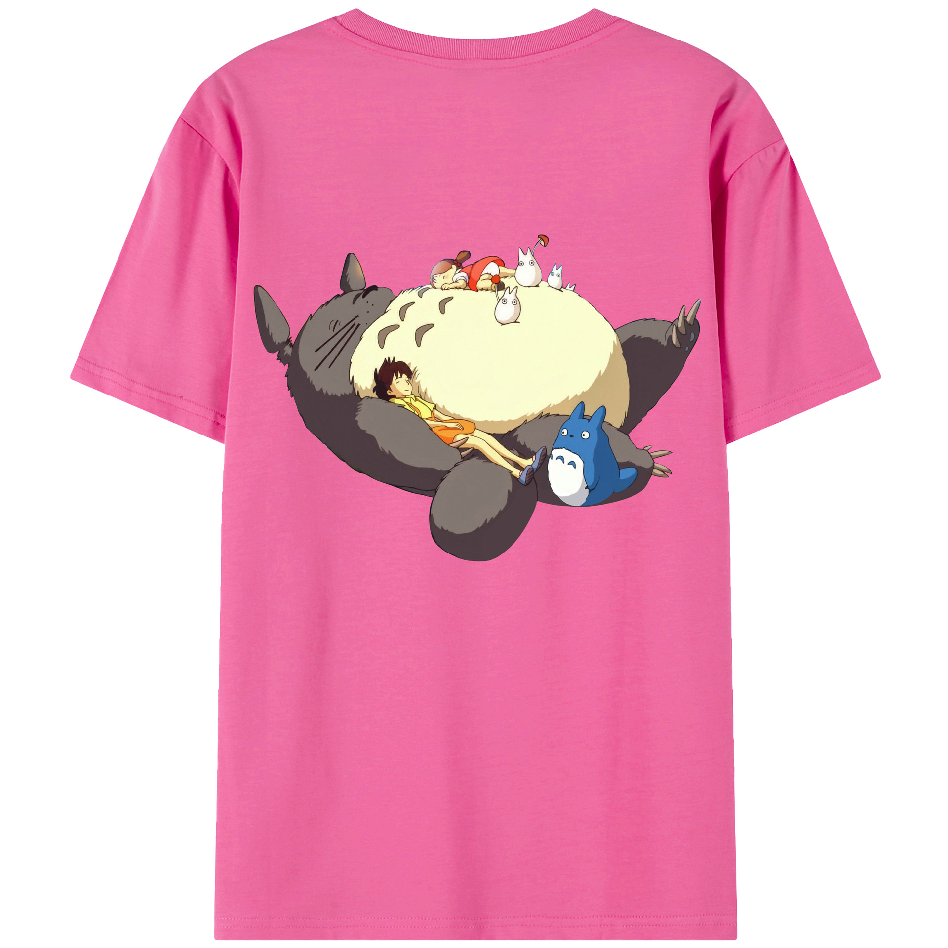 （画像用） となりのトトロ 草壁メイ 草壁サツキ My Neighbor Totoro Satsuki Kusakabe Mei Kusakabe レディース半袖Tシャツ(バックプリント)